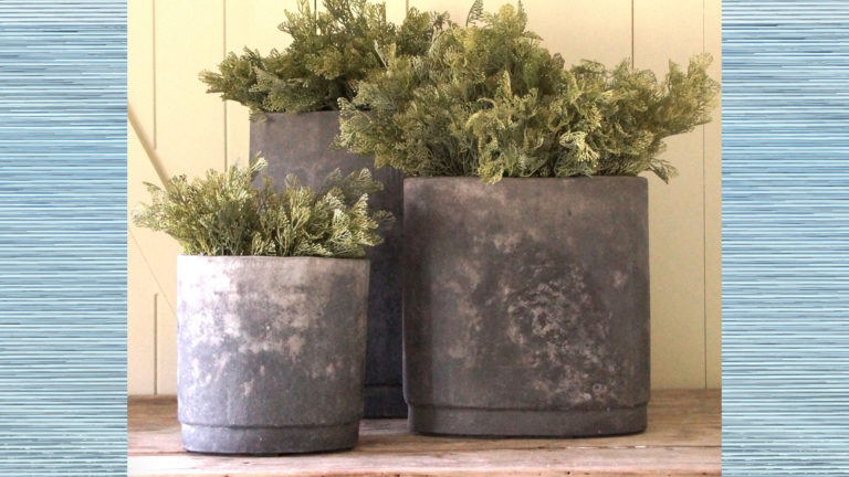 Oval Planters Stone Black – Spring Summer Collection 2024