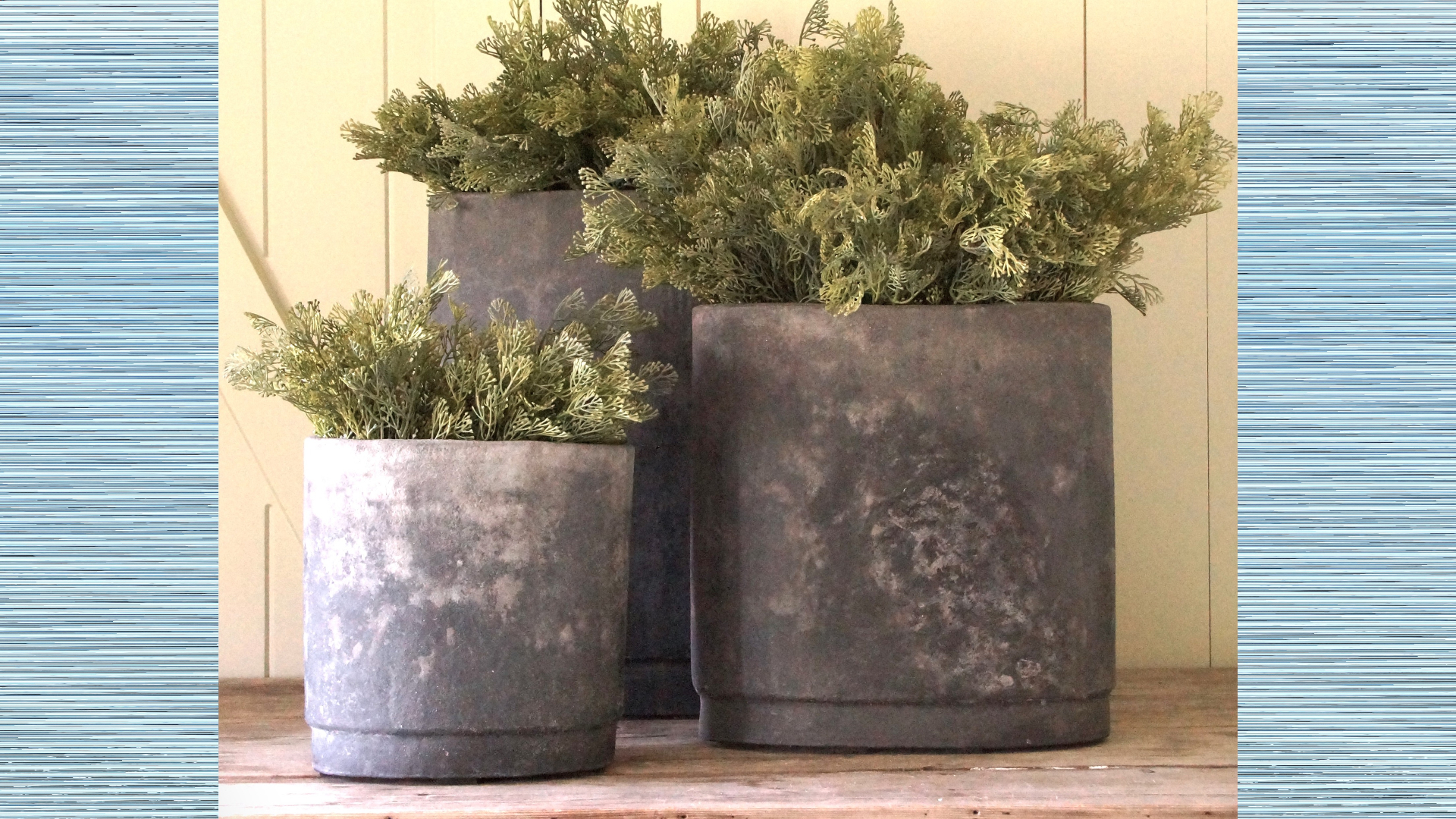 Oval Planters Stone Black – Spring Summer Collection 2024