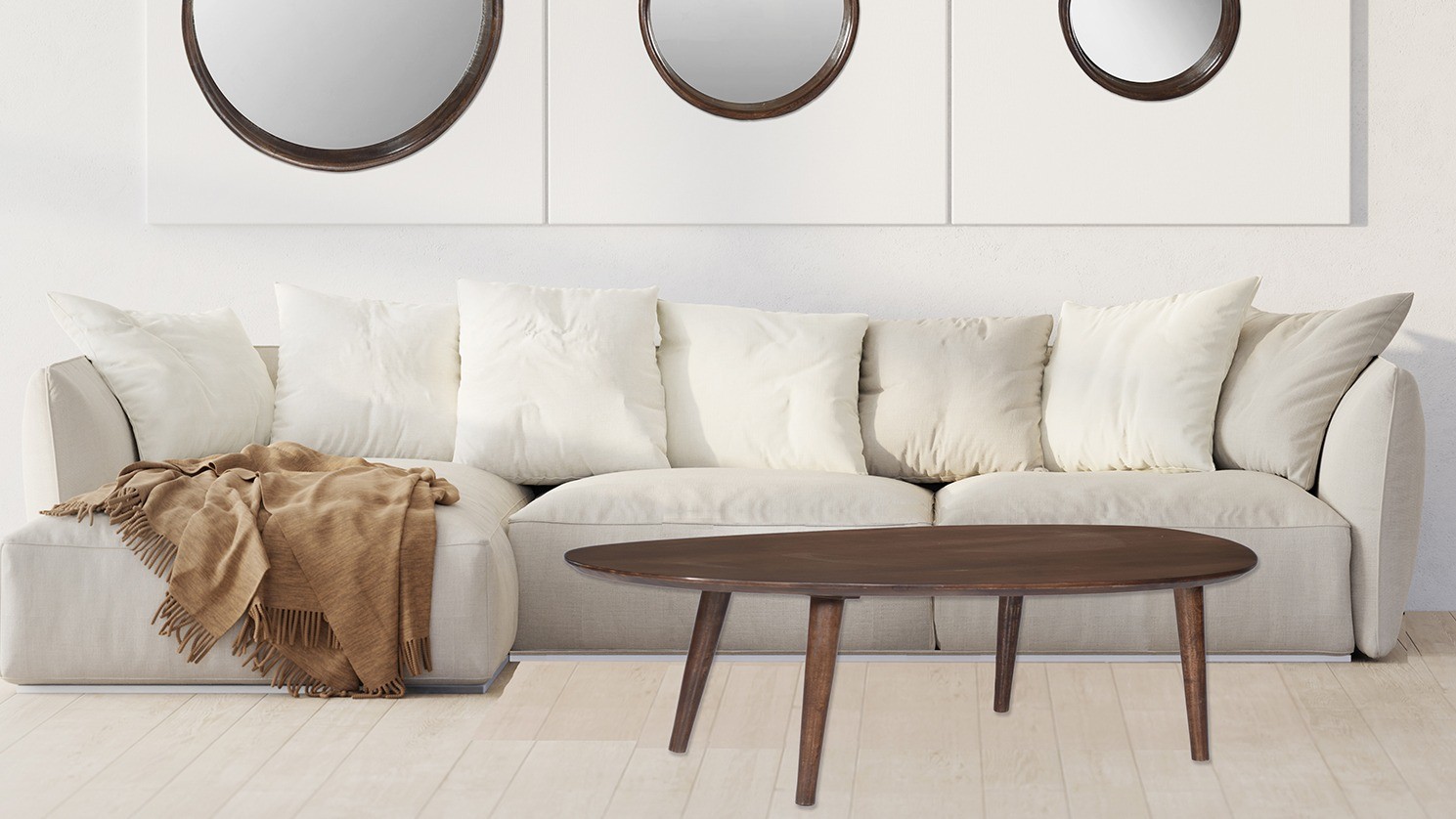 Coffee table walnut / 1325