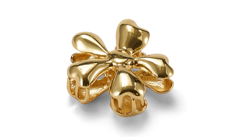 Gold Flower HAIR CLIP
