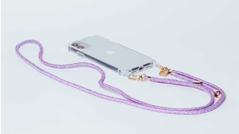 Multi Colorful Phone Cord | Multi Purple