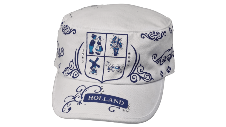 Army Cap with modern Delftsblue design