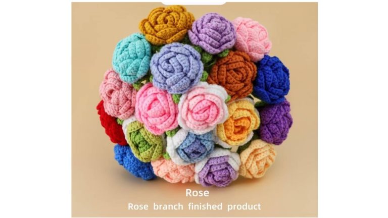 Handmade Crochet small rose