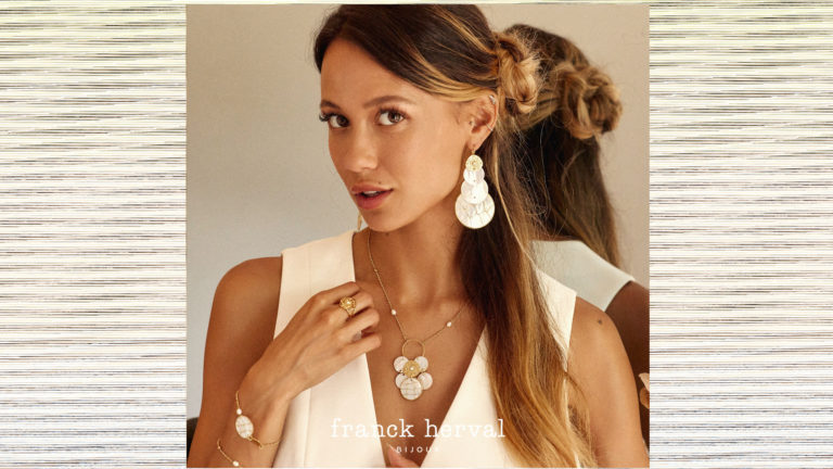 Franck Herval is a french brand with a fine made collection in 18K gilded gold . more complet themes with earrings, rings, bracelets and necklesses.