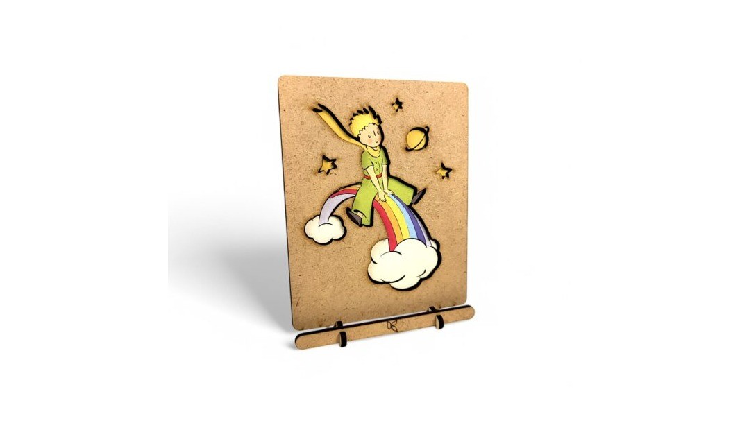 POP-UP ART – Le Petit Prince – Regenboog – KOMONI – LPP9