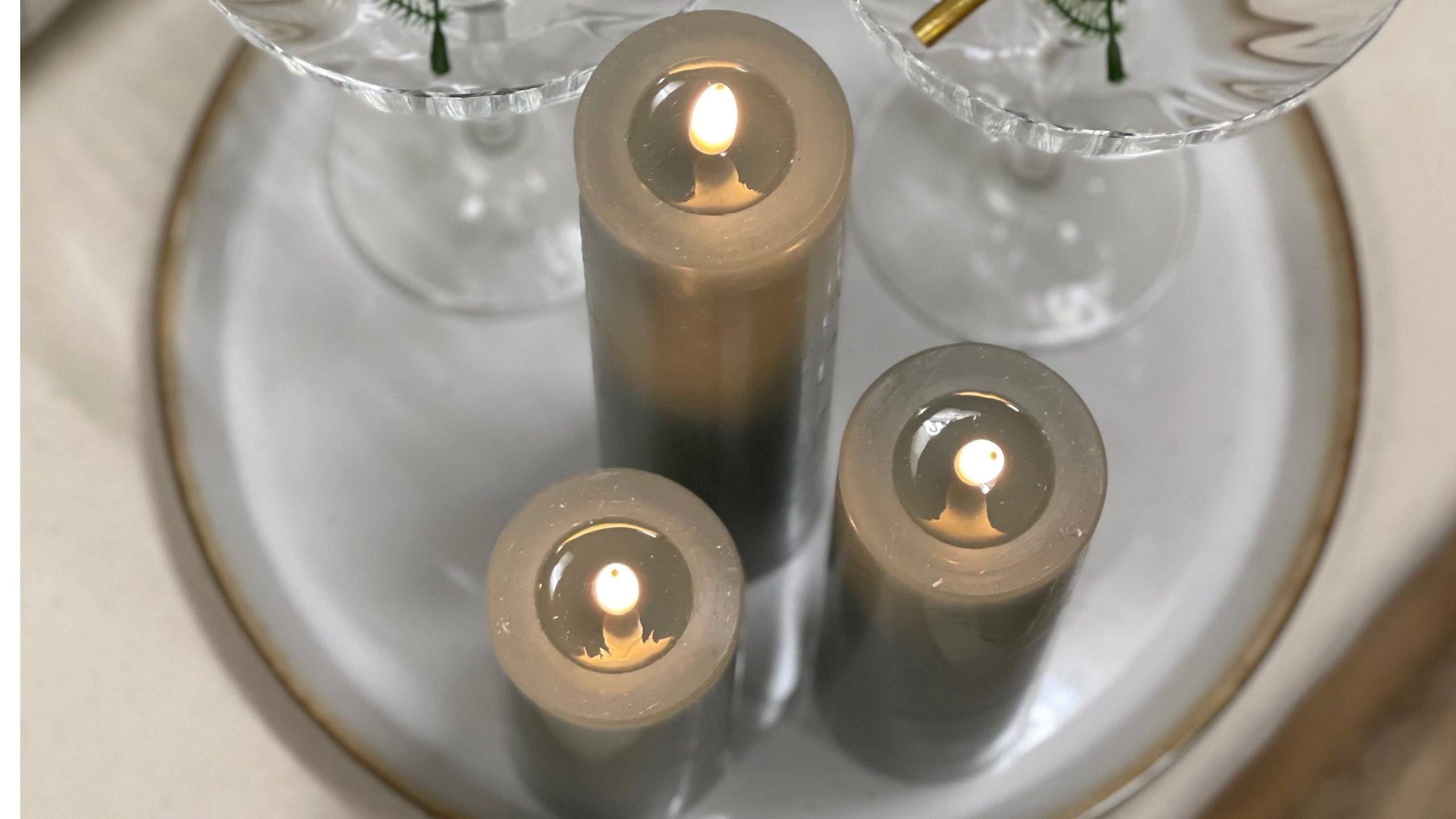 Real Flame Led kaarsen Sand