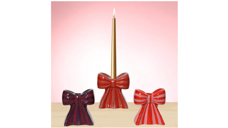 Candle Holder Bow