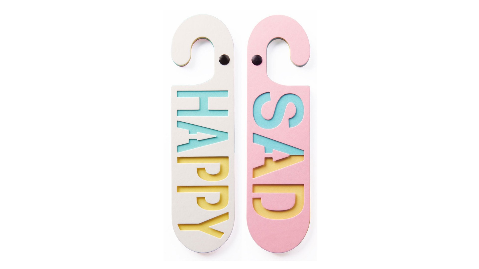Deurhanger PUKI WUKI – Happy / Sad