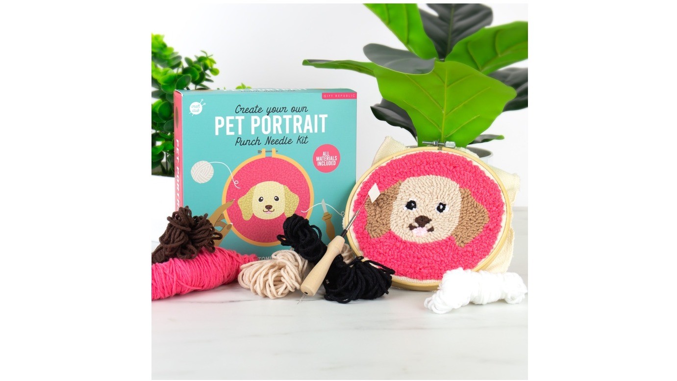 Gift Republic DIY kit – Dog Punch Needle