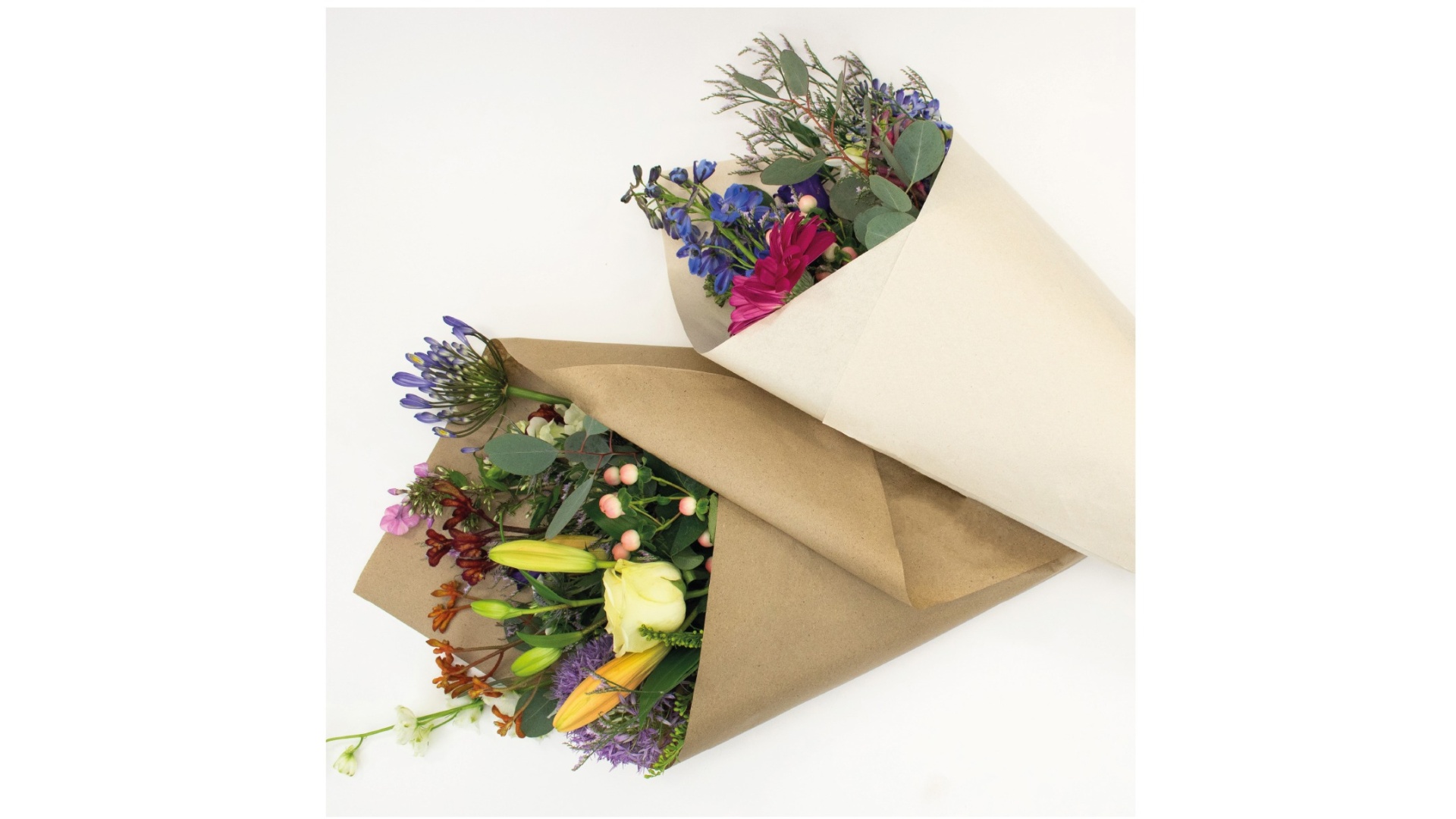 Laten we onze bloemen & planten inpakken in plant-based papier!