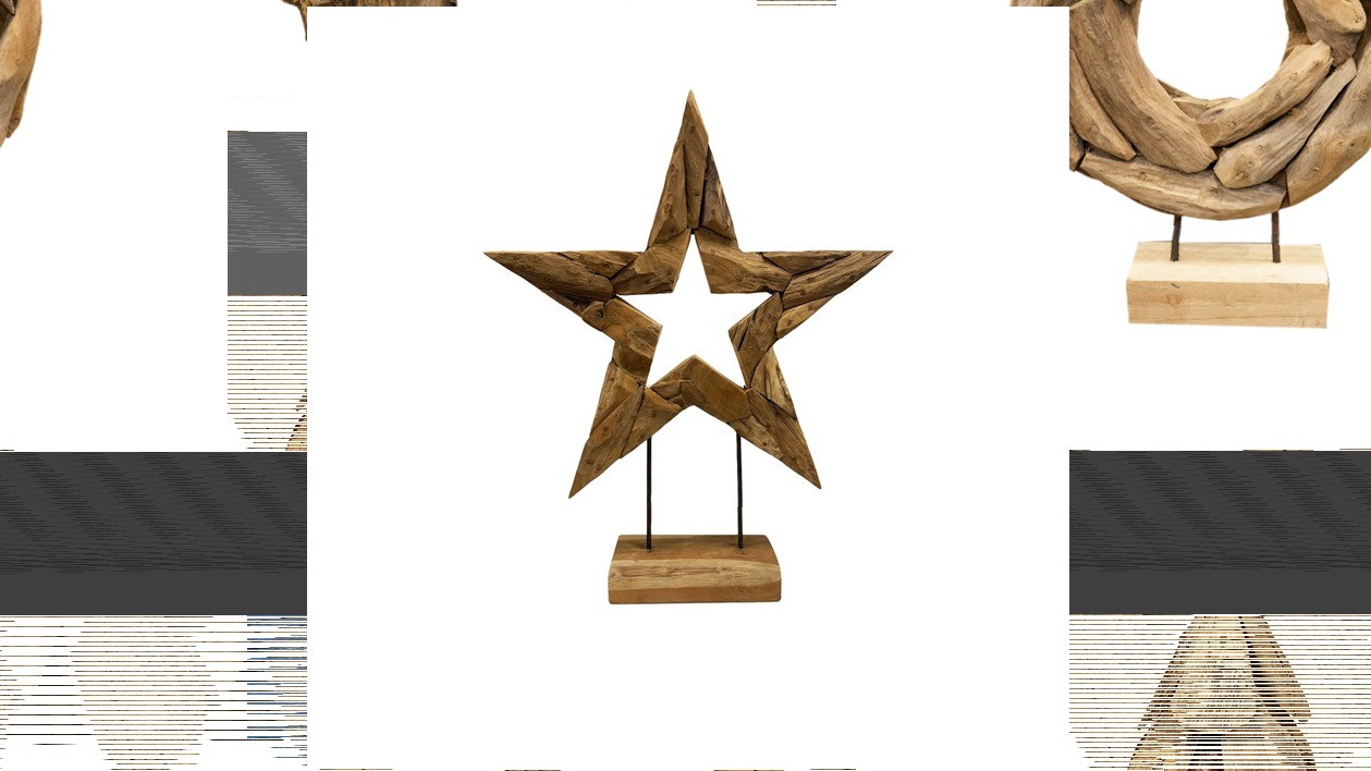 Houten ster open | S
