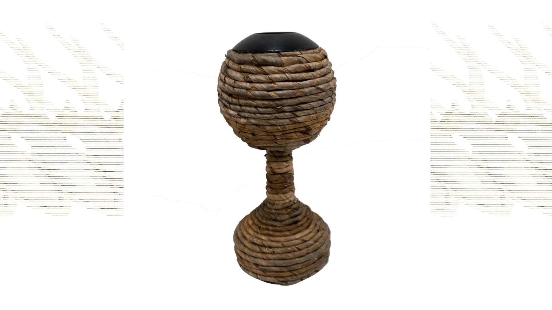Abaca Waxinelichthouder L