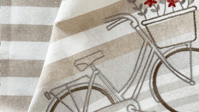 Tea towel – Landlust Blumenfahrrad