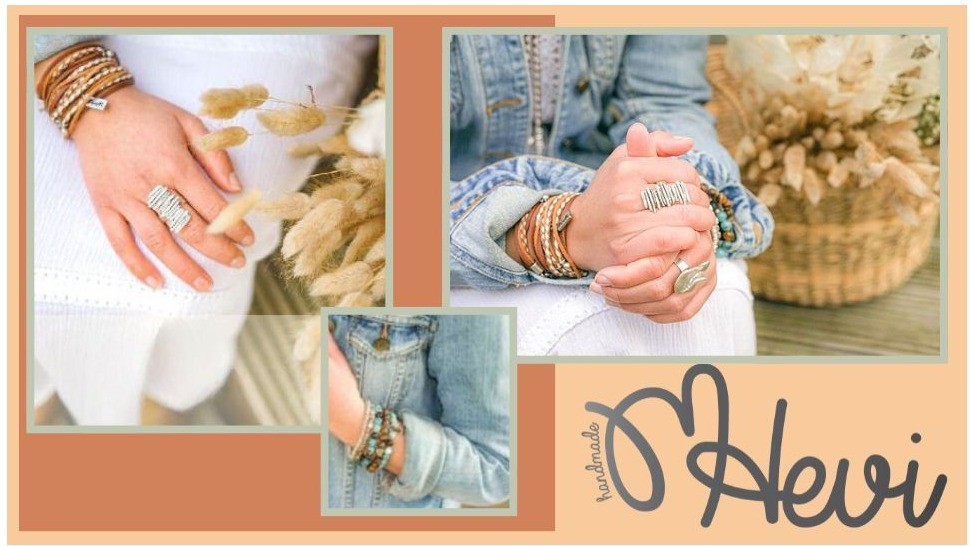 PuuR. Halfedelstenen, leer en inspiratie uit de natuur kenmerkt deze sieradenlijn