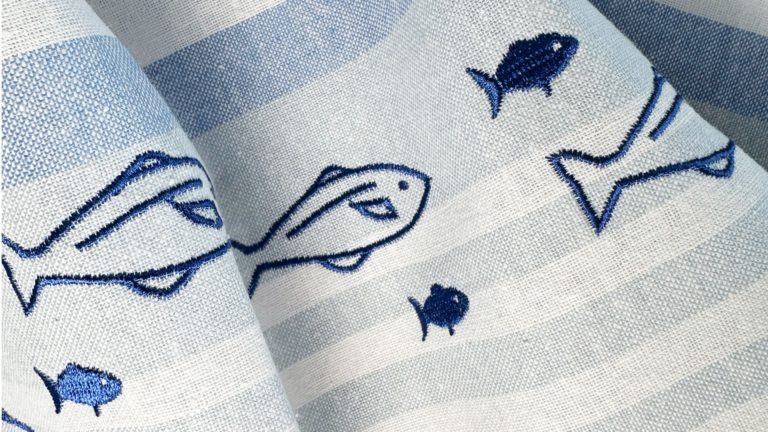 Tea towel – Mare Fischschwarm