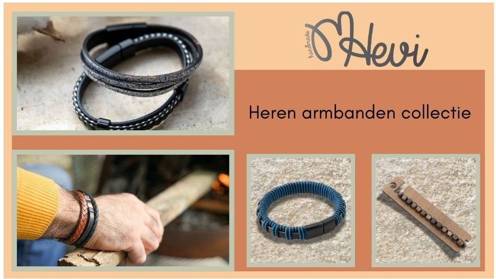 Hevi Men’s Bracelets Collection: Stylish, rugged, and robust.