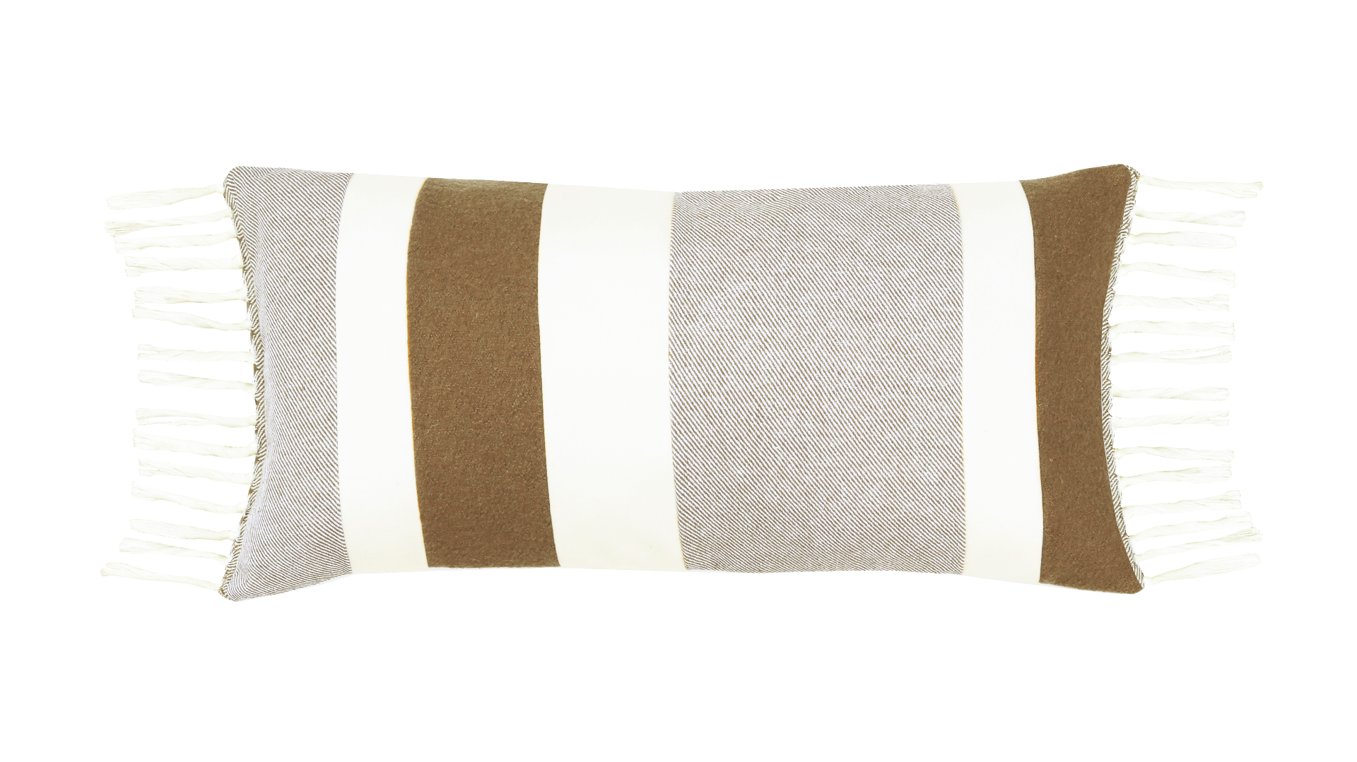 Kussen bohemian camel ecru