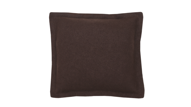 Kussen gekookte wol dark chocolate