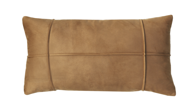 Kussen ruit suède mocha mousse