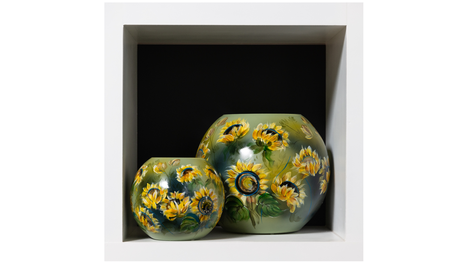 Hand Painted Vases