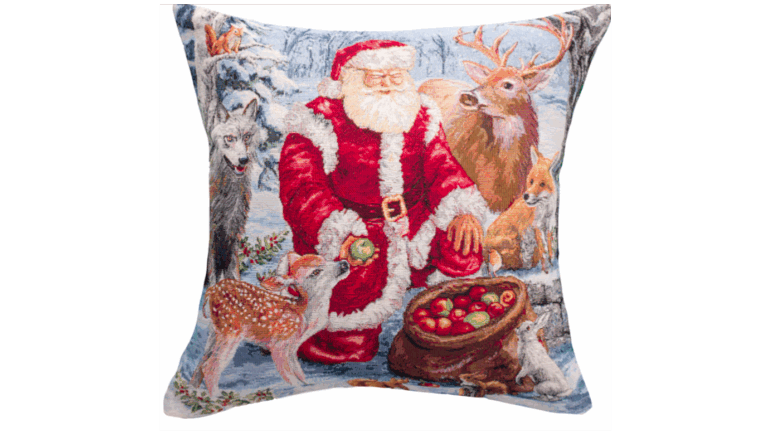 Kerst – Kussenhoes – Poinsette