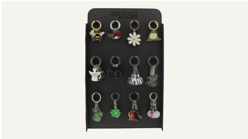 “Zwart Hout” Sleutelhanger Display