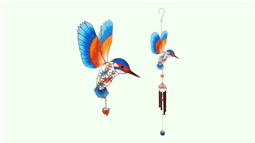 “Ijsvogel” Windgong suncatcher