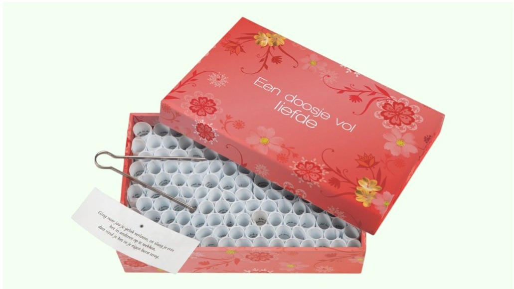 “Liefde” een doosje vol