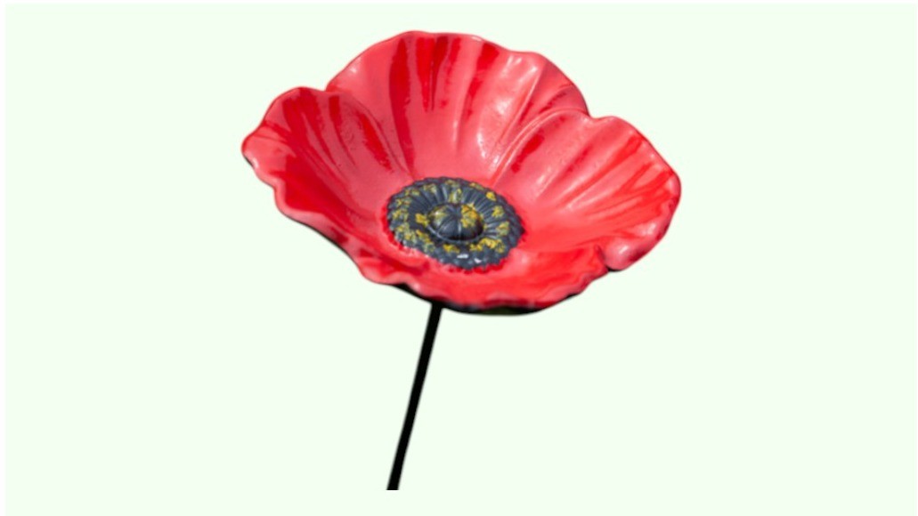 “Papaver” Steker als vogel voeder- drinkbak