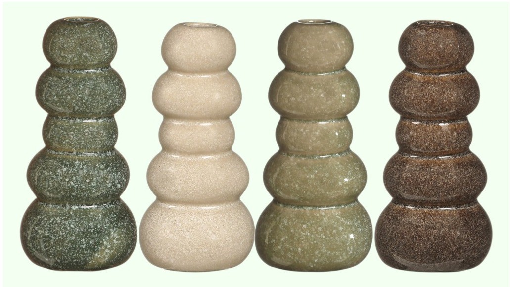 “Pebble Groen” Bloemvaas