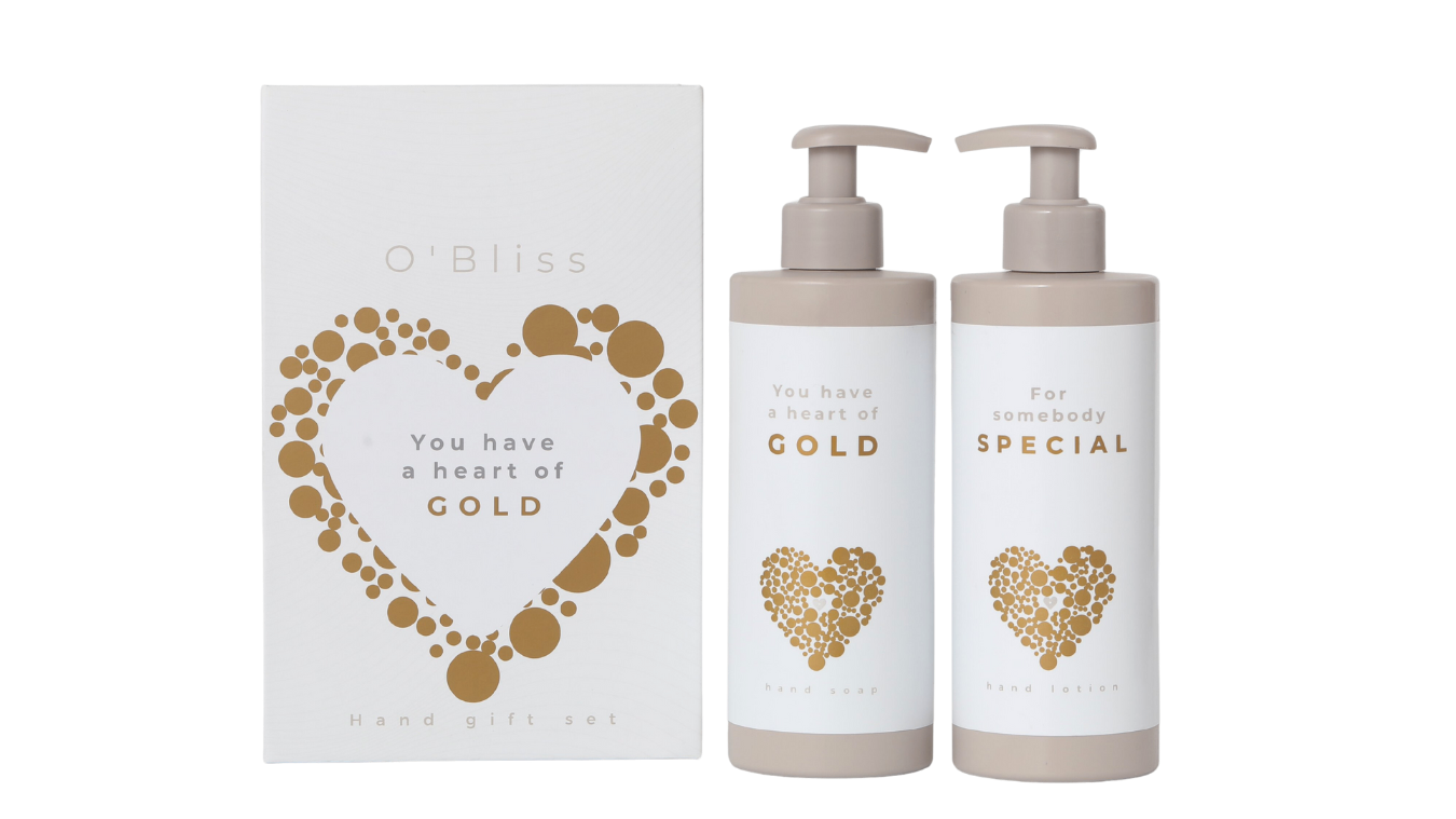 Hand giftset – heart of gold