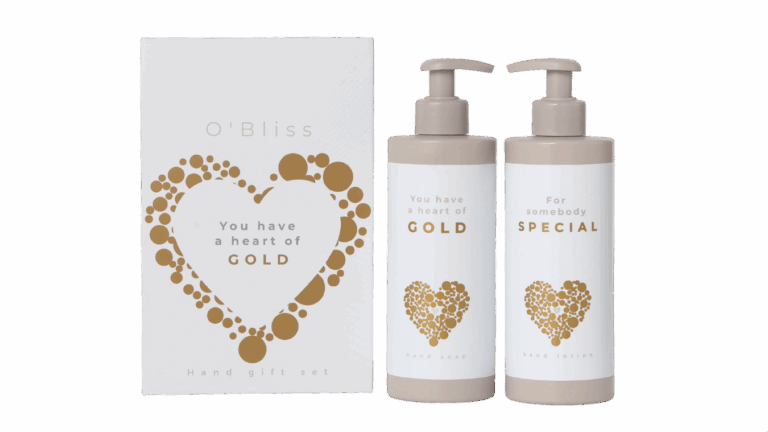 Hand giftset – heart of gold