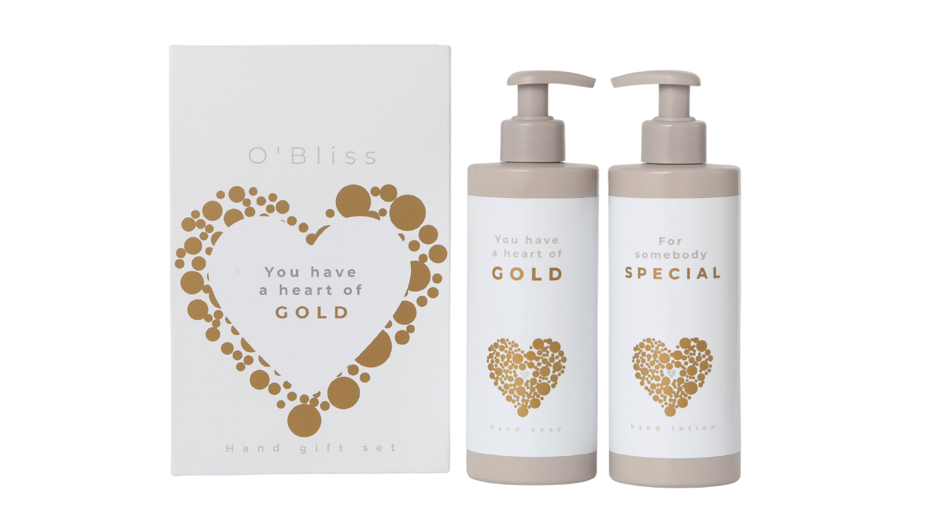 Hand giftset – heart of gold