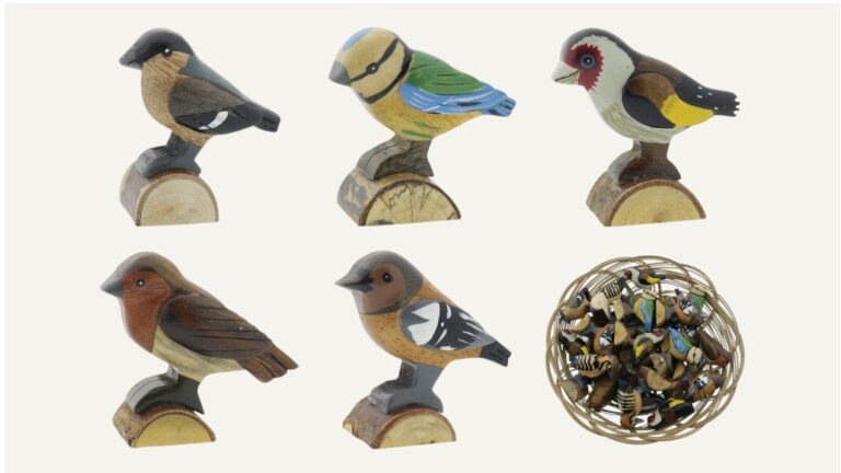 “Vogels” van hout