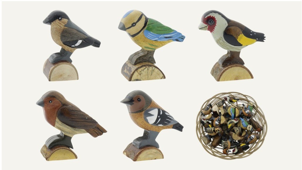 “Vogels” van hout