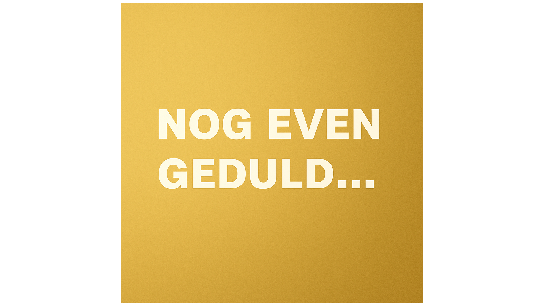 GEUR VOOR THUIS KAARSHUISJE GOLD EDITION