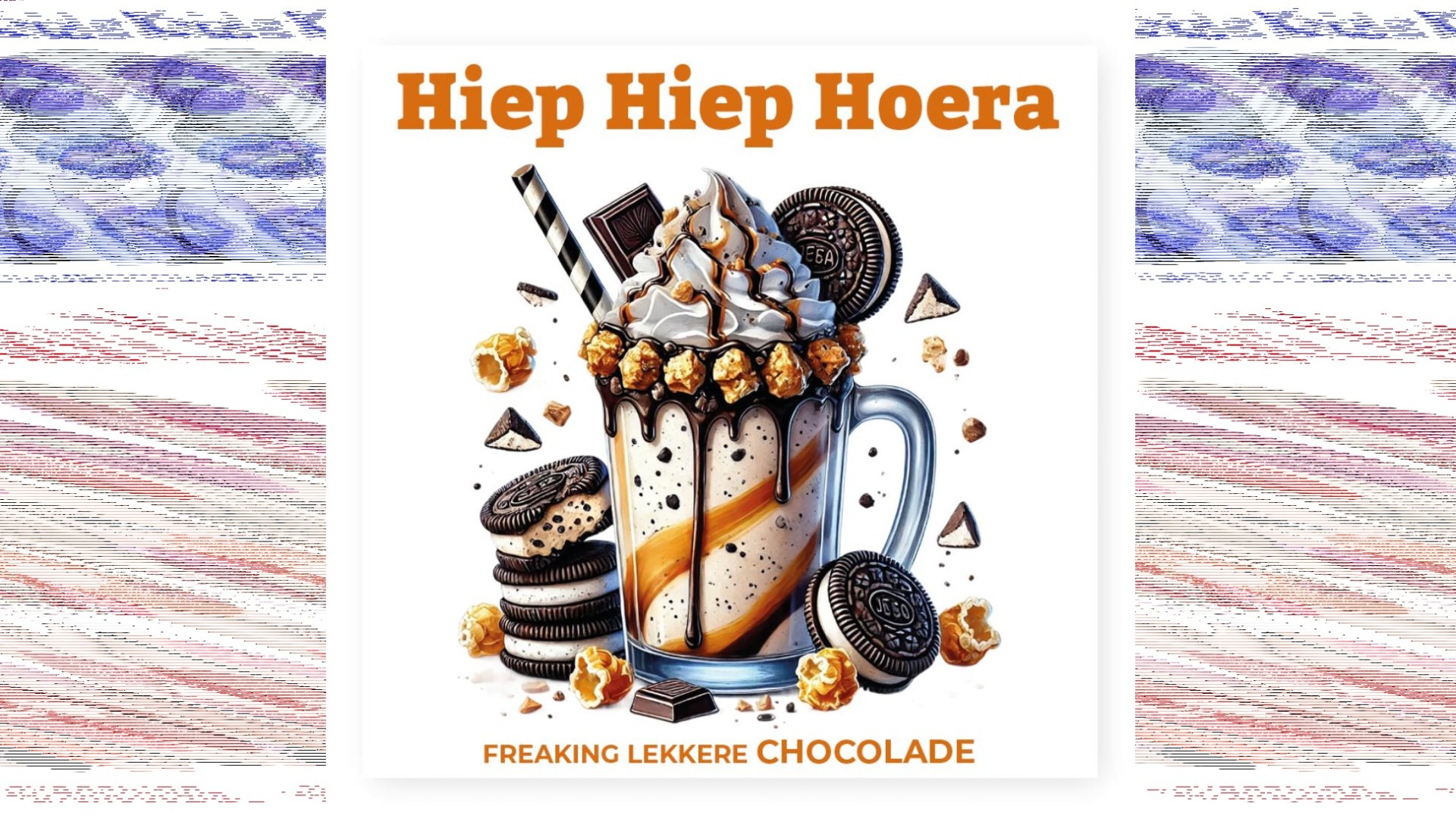 Chocolade Kaart Hiep Hiep Hoera