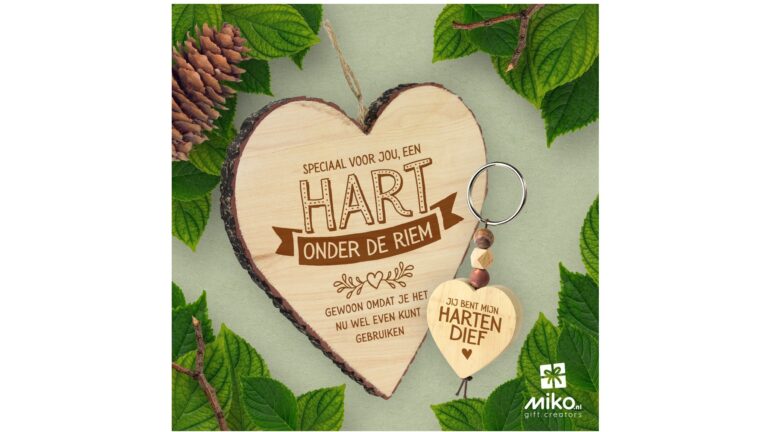 Mijn Hart decoratie en sleutelhanger