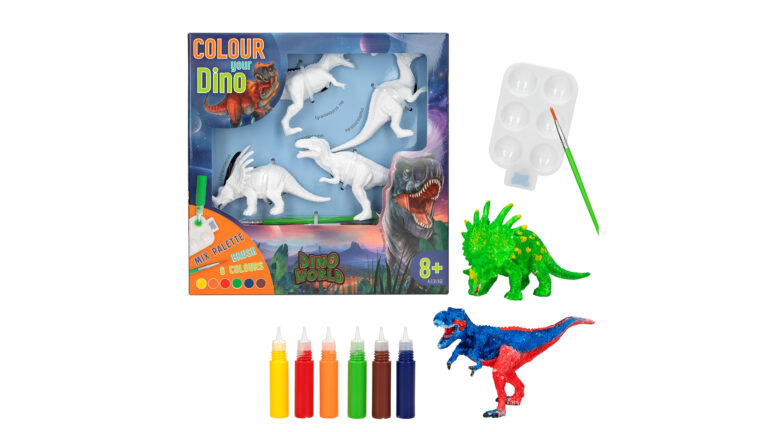 Dino World DIY Colour your Dino