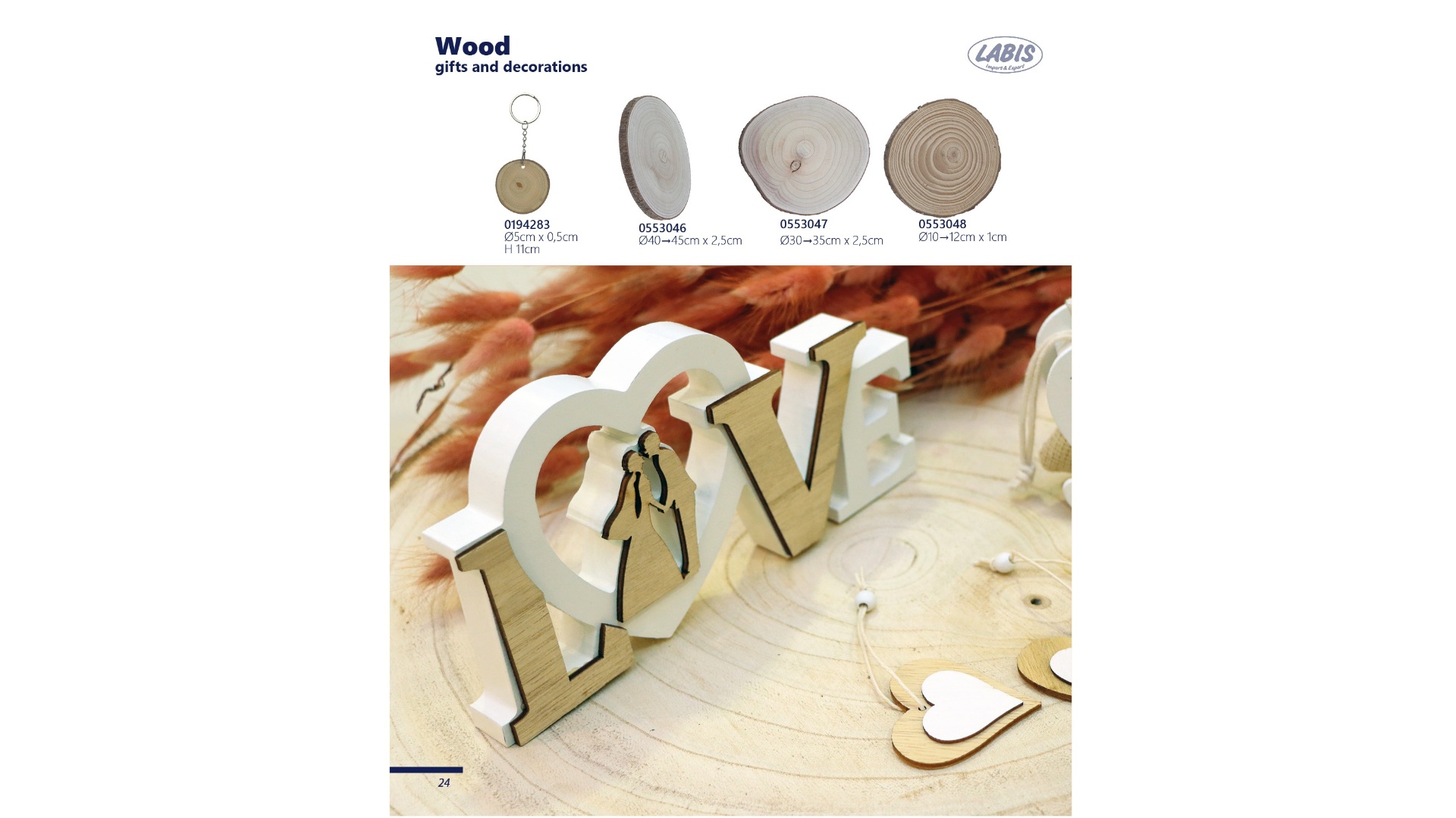 Wooden gifts & decorations