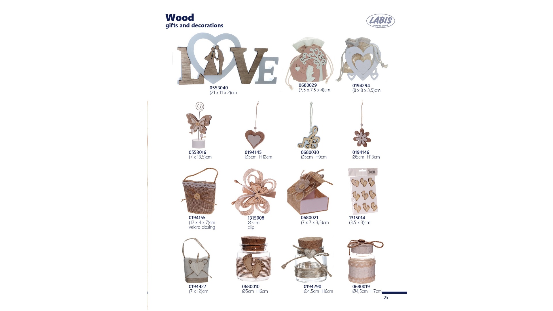 Wooden gifts & decorations