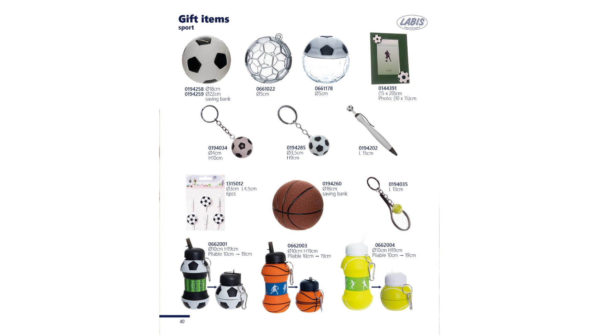 Gift Items (Sports)