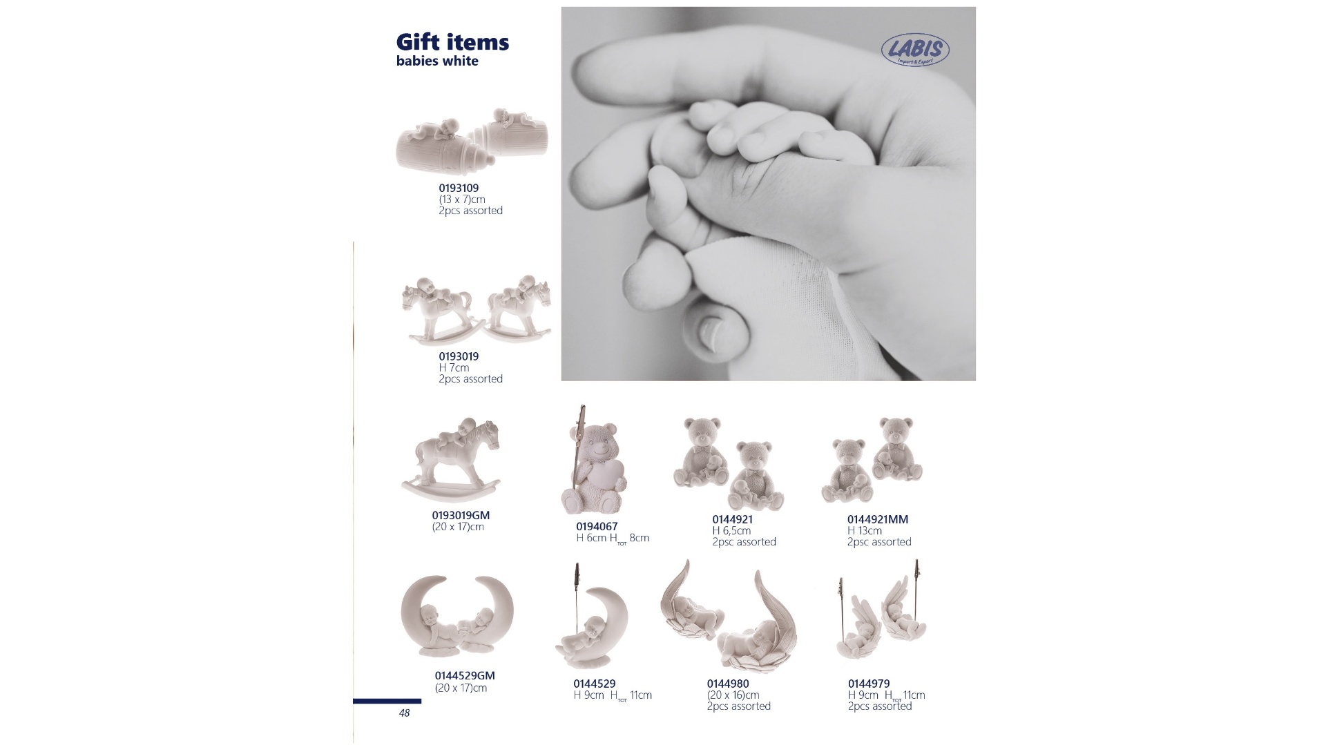 Gift items (babies white)