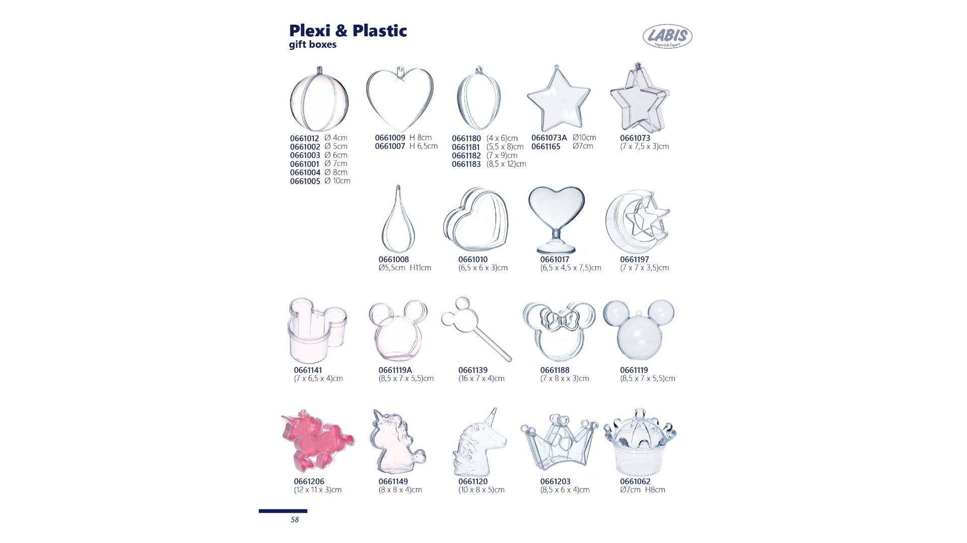 Plexi & Plastic gift boxes