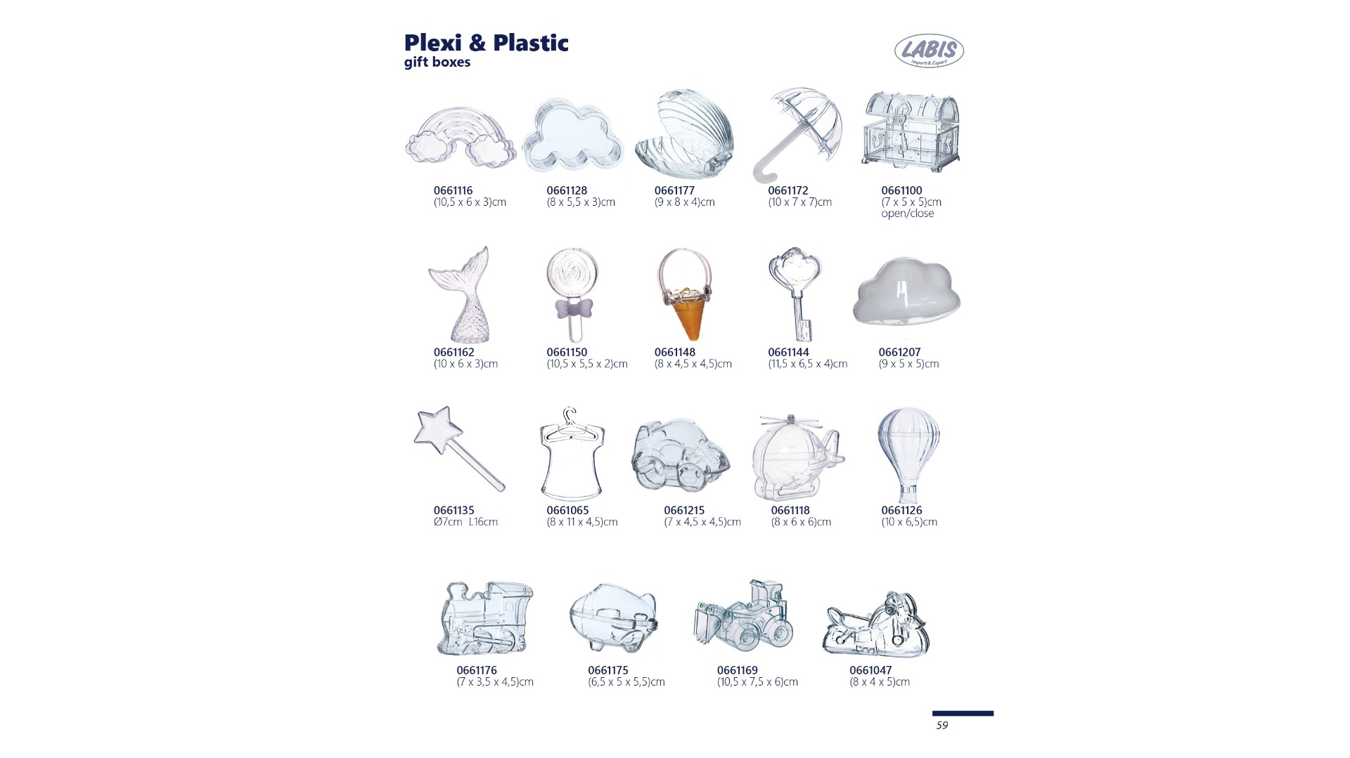 Plexi & Plastic gift boxes