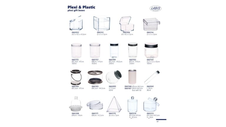 Plexi & Plastic gift boxes