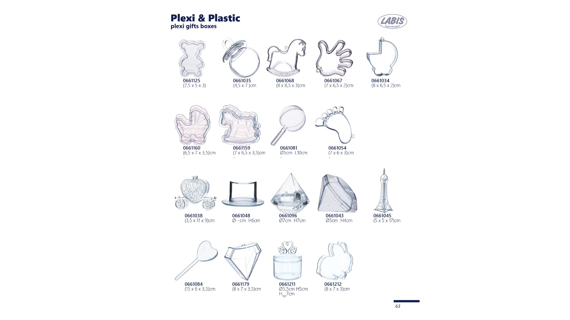 Plexi & Plastic gift boxes