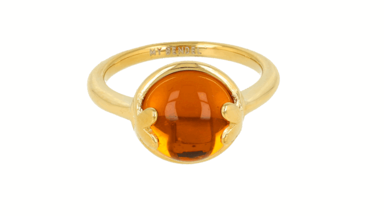 MB3757 Ring met Amber