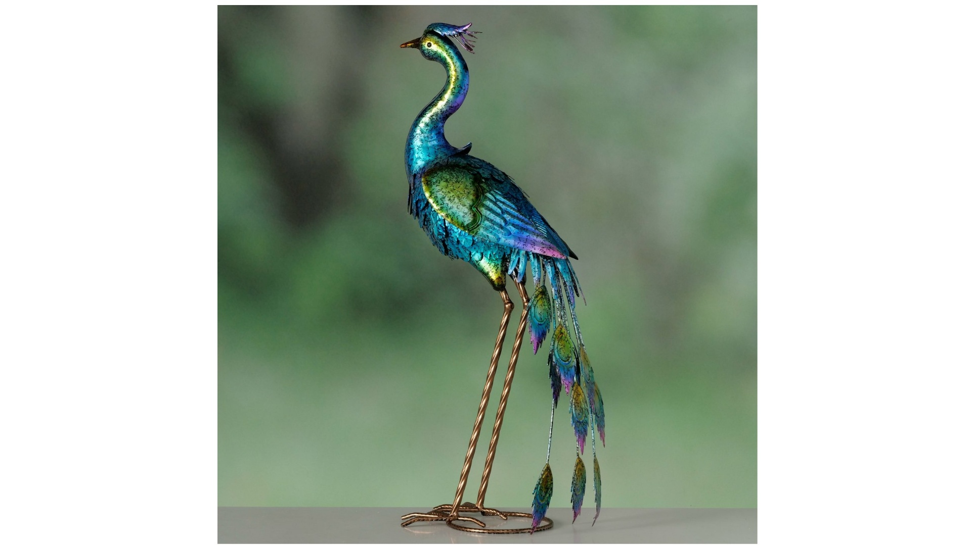 Boltze Home Peacock metal