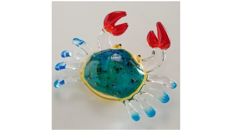 Boltze Home glazen krab